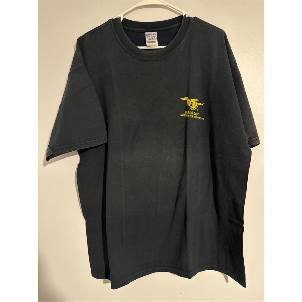 Vintage Ride The Dragon Deal's Gap Motorcycle Resort T-shirt Size XL - Picture 3 of 5